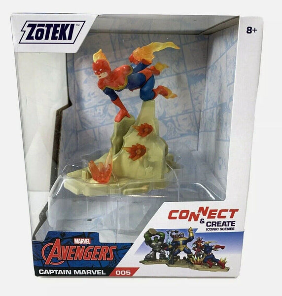 NEW SEALED 2020 Jazwares Zoteki Create Captain Marvel Diorama Action Figure