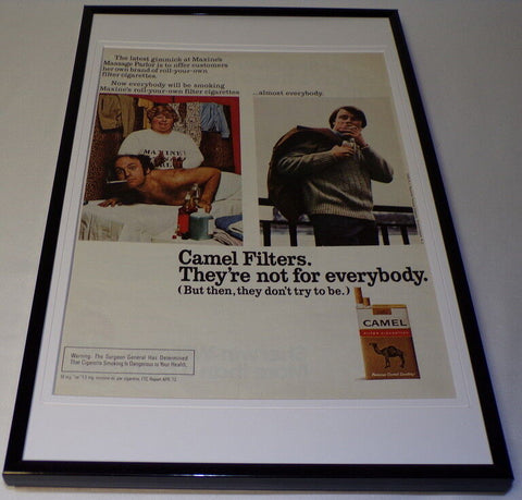 1972 Camel Filters Cigarettes Framed 11x17 ORIGINAL Vintage Advertisin​g Poster 