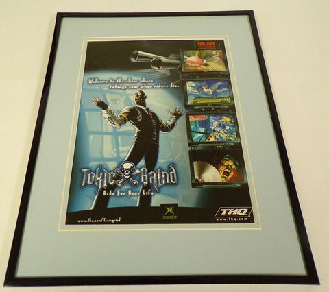 Toxic Grind 2002 XBox Framed 11x14 ORIGINAL Advertisement 