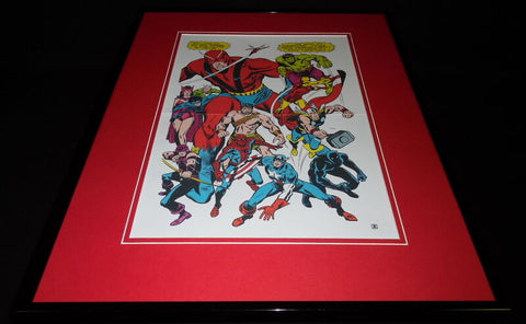 Avengers 1978 Framed 16x20 Poster Display Official RP Black Panther Hulk