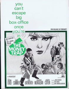 The Money Trap 1965 ORIGINAL Vintage 9x12 Industry Ad Rita Hayworth Glenn Ford