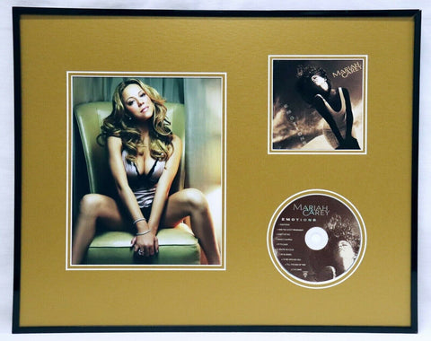 Mariah Carey Framed 16x20 Emotions CD & Photo Display 