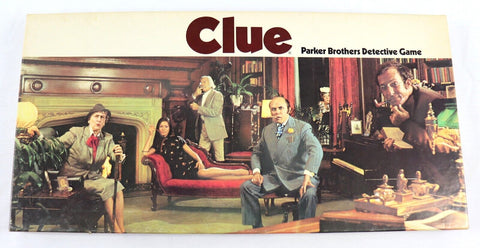 VINTAGE 1979 Parker Brothers Clue Board Game Complete