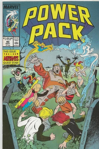 Power Pack #40 ORIGINAL Vintage 1988 Marvel Comics 