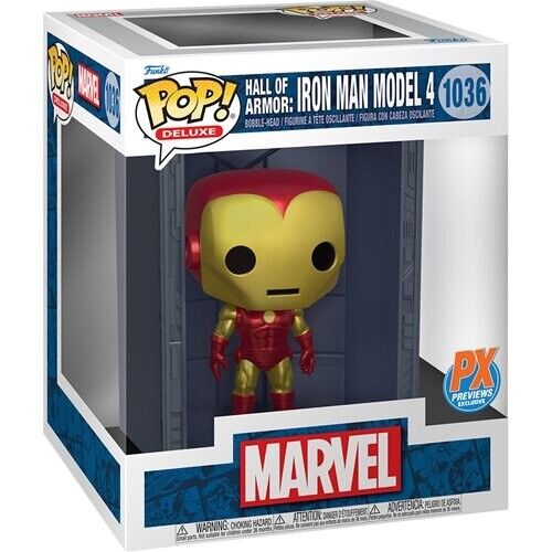 NEW SEALED 2022 Funko Pop! Marvel Iron Man Hall of Armor Model 4 Figure PX