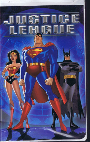 Justice League Animated VINTAGE VHS Cassette Batman Superman Wonder Woman