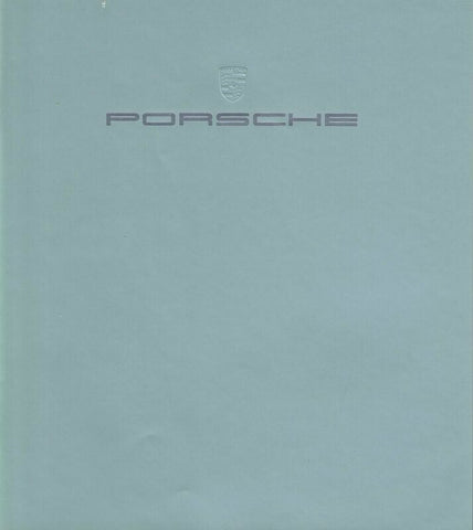 ORIGINAL Vintage 1983 Porsche Ranges Sales Brochure Book