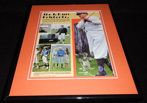 Bob Hope 1983 T Barry Knicker Golf Framed 11x14 ORIGINAL Vintage Advertisement