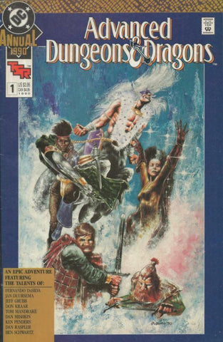 Advanced Dungeons + Dragons Annual #1 ORIGINAL Vintage 1990 DC Comics  