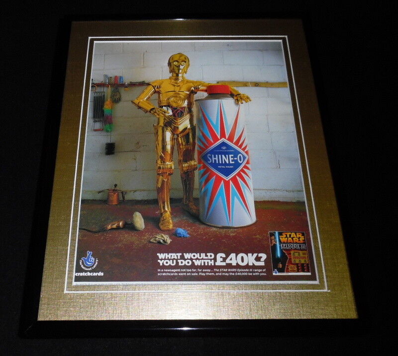 C3PO 2005 Star Wars Episode III 11x14 Framed ORIGINAL Advertisement 