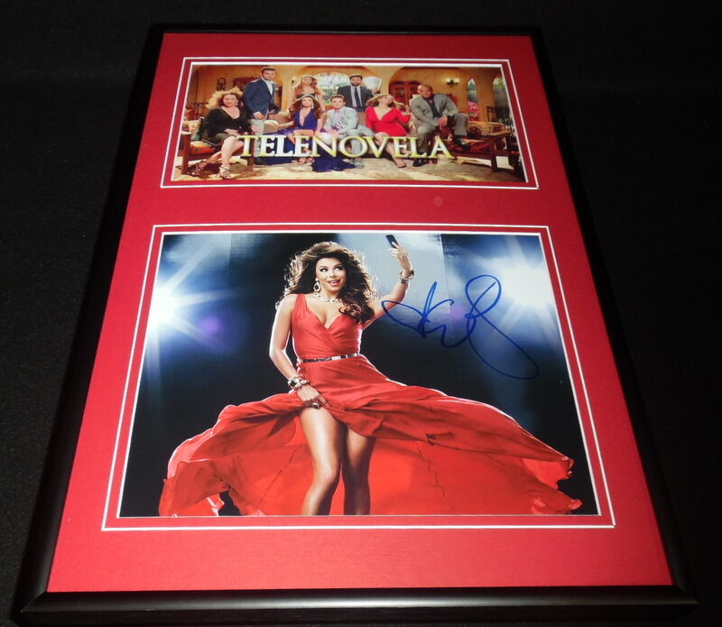 Eva Longoria Signed Framed 12x18 Photo Set Telenovela w/ cast