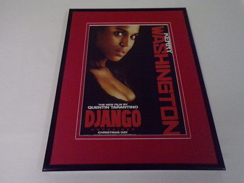 Django Unchained 2012 Framed ORIGINAL 11x14 Advertisement Kerry Washington