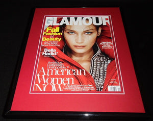 Bella Hadid Framed 11x14 ORIGINAL 2016 Glamour Magazine Cover