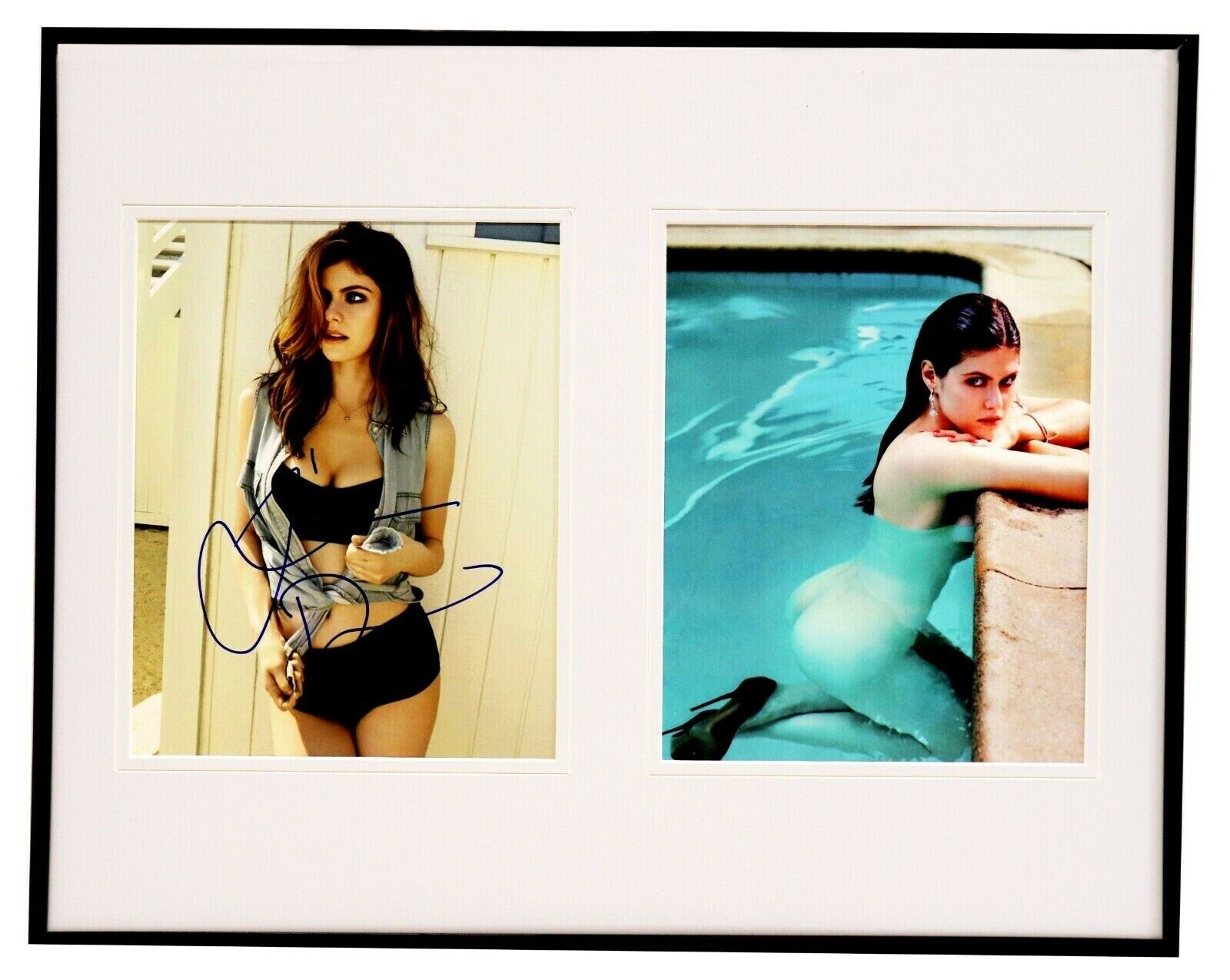 Alexandra Daddario Signed Framed 16x20 Photo Set Hall Pass