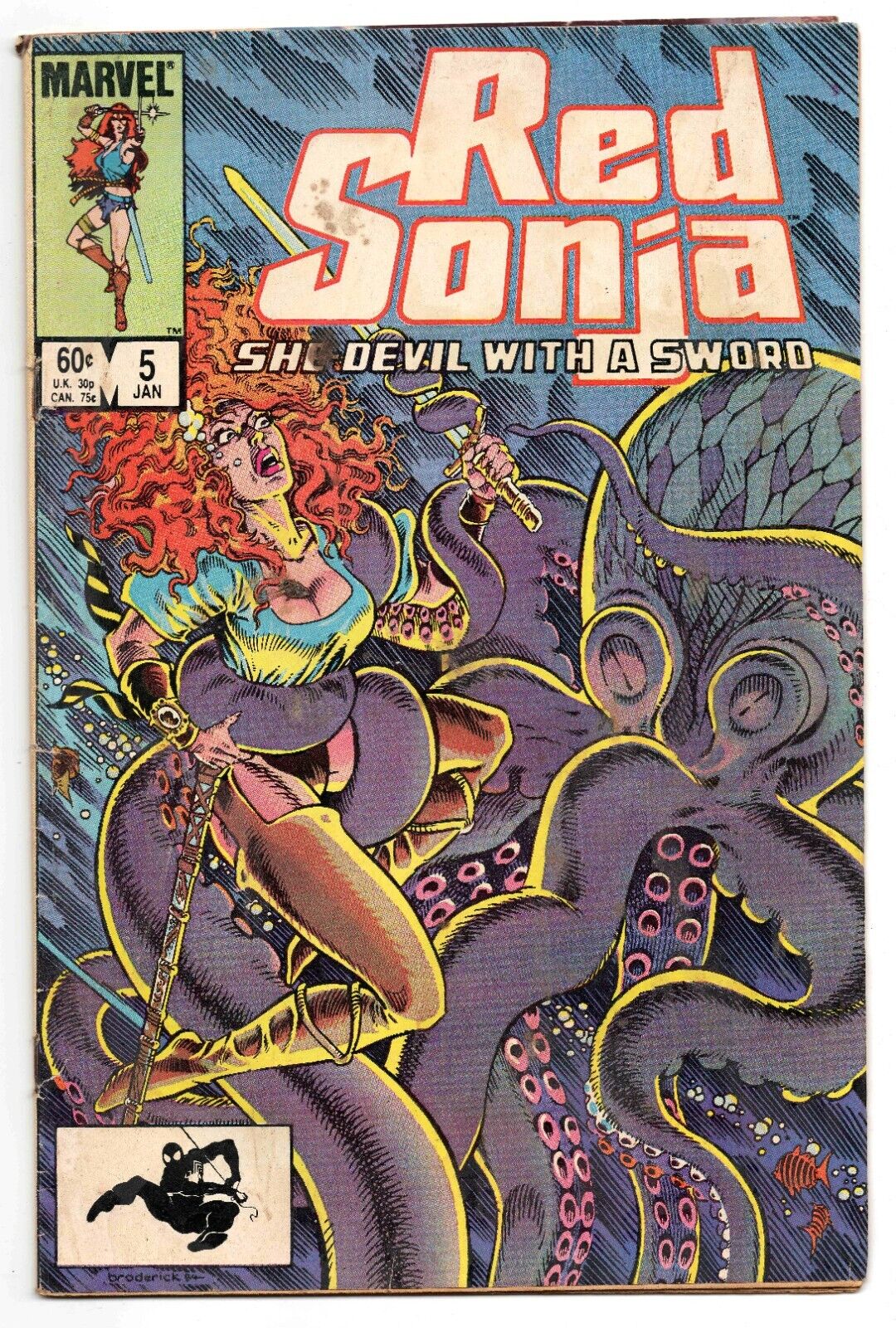 Red Sonja #5 VINTAGE 1985 Marvel Comics GGA