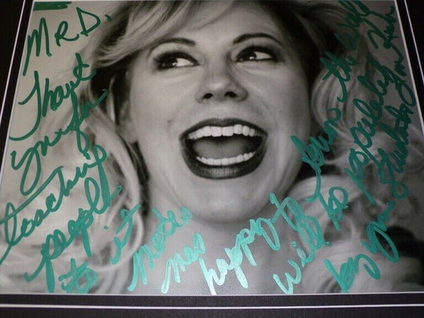 Kirsten Vangsness Signed Framed 11x14 Photo Display w/ Extensive Inscription 