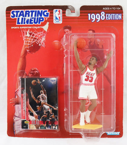 VINTAGE 1998 Starting Lineup SLU Action Figure Alonzo Mourning Heat