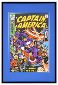 Captain America #112 Marvel Framed 12x18 Official Repro Cover Display