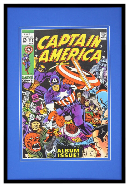 Captain America #112 Marvel Framed 12x18 Official Repro Cover Display