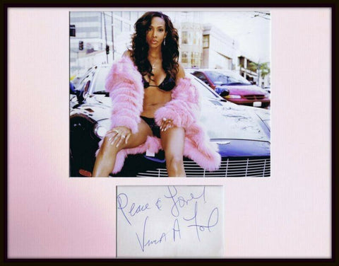 Vivica A Fox Signed Framed 11x14 Lingerie Photo Display JSA