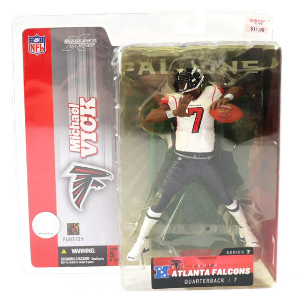 VINTAGE SEALED 2003 McFarlane Series 7 Michael Vick Action Figure Falcons