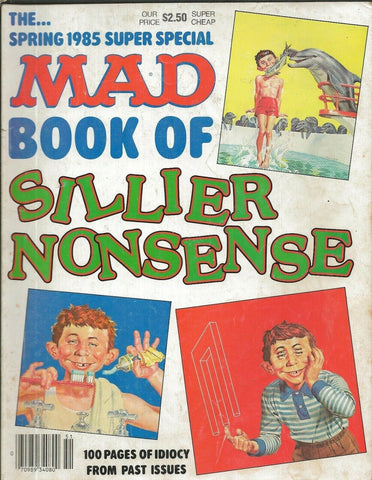 ORIGINAL Vintage Spring 1985 Mad Magazine Book of Sillier Nonsense