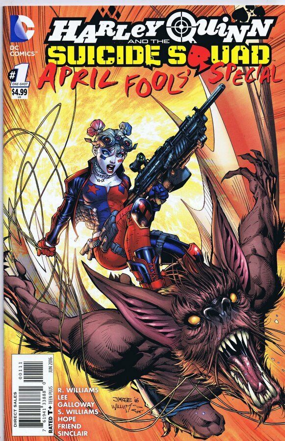 Harley Quinn and the Suicide Squad April Fools Special #1 2016 DC Comics Jim Lee