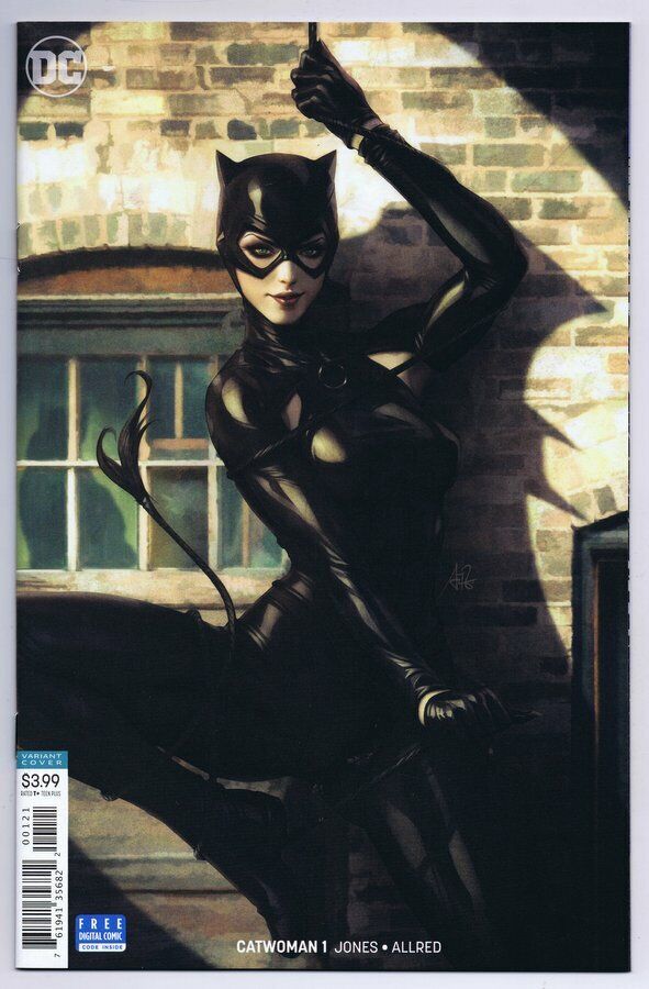 Catwoman #1 B 2018 DC Comics Stanley Lau Artgerm Variant GGA Good Girl Art