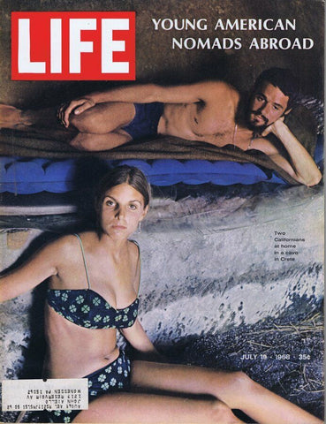 ORIGINAL Vintage Life Magazine July 19 1968 Nomads Abroad