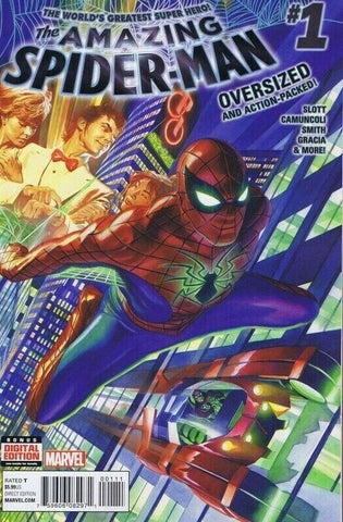 Amazing Spider-Man Vol 4 #1 ORIGINAL Vintage 2015 Marvel Comics Alex Ross Cover