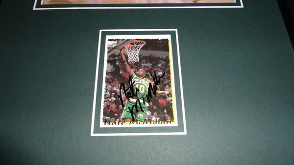 Dee Brown Signed Framed 11x17 Photo Display Celtics Slam Dunk Contest B