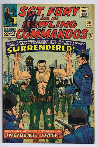 Sgt Fury and His Howling Commandos #30 ORIGINAL Vintage 1966 Marvel Comics