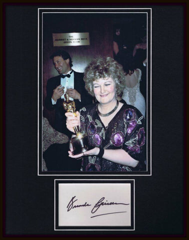 Brenda Fricker Signed Framed 11x14 Oscar Photo Display My Left Foot