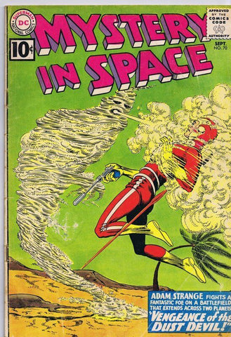 Mystery in Space #70 ORIGINAL Vintage 1961 DC Comics 2nd App Dust Devils