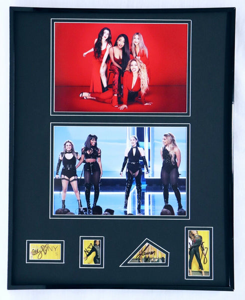 Fifth Harmony Group Signed Framed 16x20 Photo Display All 4