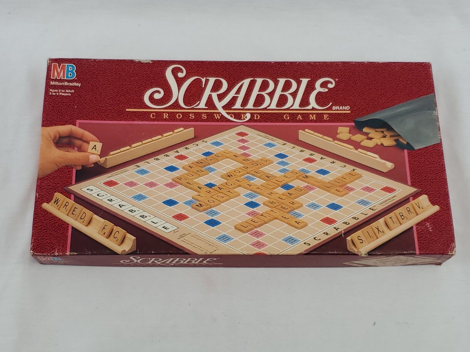 VINTAGE 1989 Milton Bradley Scrabble Board Game