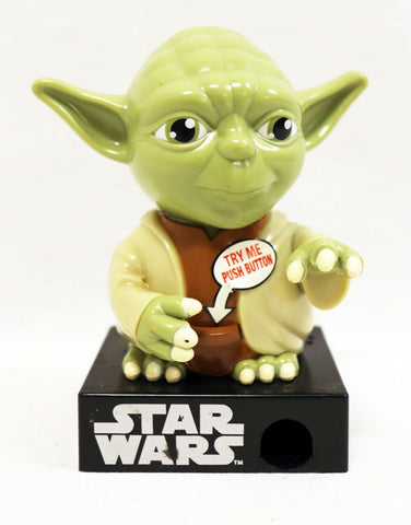 ORIGINAL Vintage 2012 Gallerie Star Wars Talking Yoda Figure / Gumball Dispenser