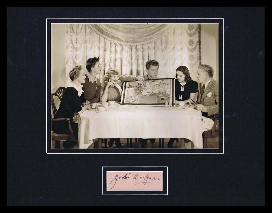 Jackie Cooper Signed Framed 11x14 Photo Display