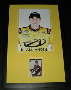 Sam Hornish Jr Signed Framed 11x17 Poster Photo Display