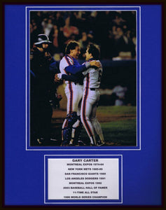 Gary Carter Framed 11x14 Photo Display Mets