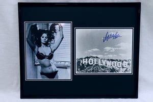 Sophia Loren Signed Framed 16x20 Hollywood Photo & Lingerie Photo Display