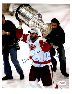 Tomas Holmstrom Signed 8x10 Photo JSA Red Wings