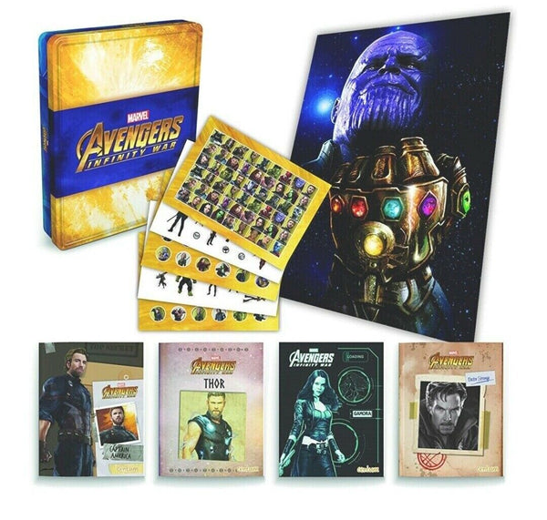 NEW SEALED Marvel Avengers Infinity War Metal Boxed Set of 5 Books