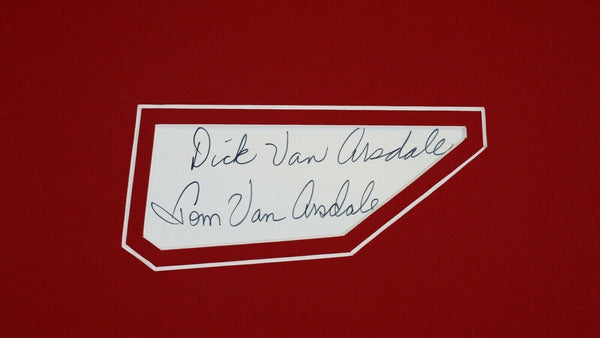 Tom Van Arsdale & Dick Van Arsdale Dual Signed Framed 16x20 Photo Display JSA