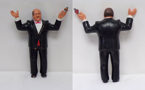 Mean Gene Okerlund ORIGINAL Vintage 1986 LJN WWF Wrestling Figure B