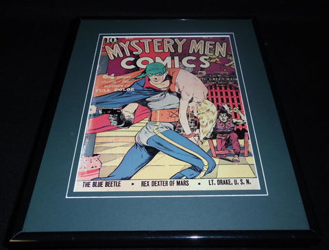 Mystery Men Comics #3 Eisner Framed Cover Photo Poster 11x14 Official RP 