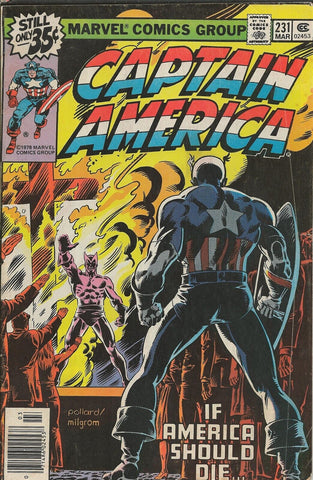 Captain America #231 ORIGINAL Vintage 1979 Marvel Comics 