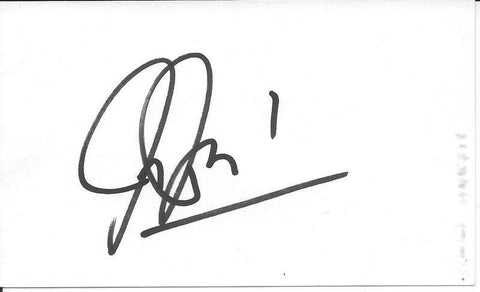 Jimmy Jam Harris Signed 3x5 Index Card 