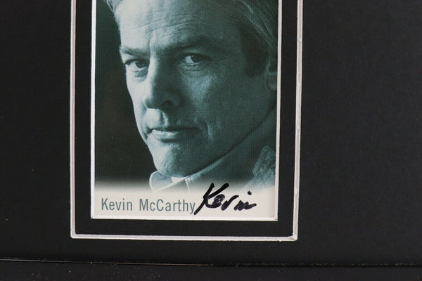 Kevin McCarthy Signed Framed 16x20 Photo Display JSA Invasion of Body Snatchers