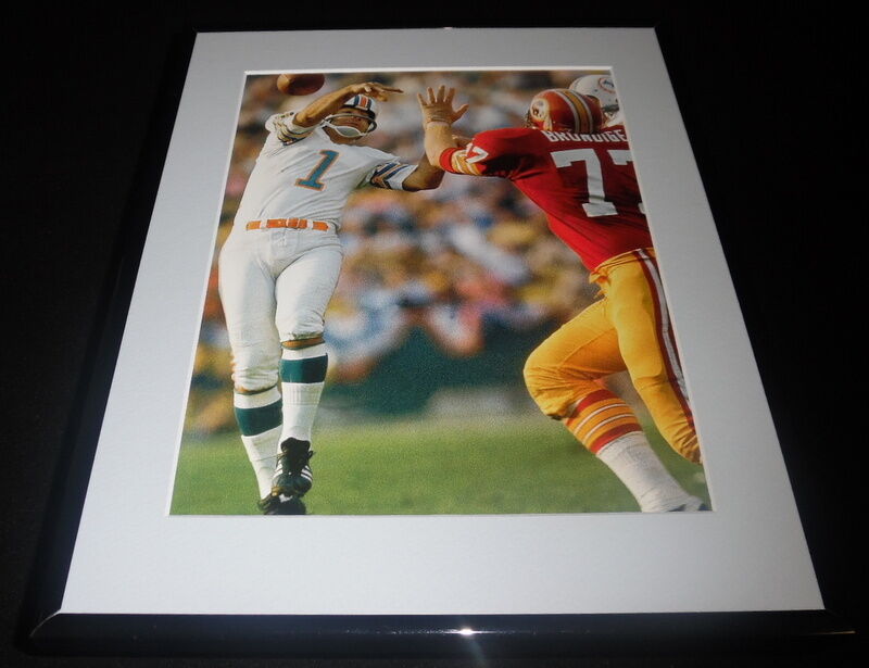 Garo Yepremian Dolphins Super Bowl Framed 11x14 Photo Display 